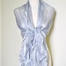 Black White & Silver Grey Metallic Organza Wedding Wrap Shawl Scarf
