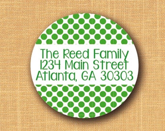 80 Return Address Labels - Personalized Address Stickers - Custom Shipping Labels