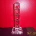 1970's Clear Lucite Tobacco Pipe Holder - Mid Century Modern Acrylic Smoking Pipe Stand - Hollywood Regency Era Lucite Pipe Display Rest
