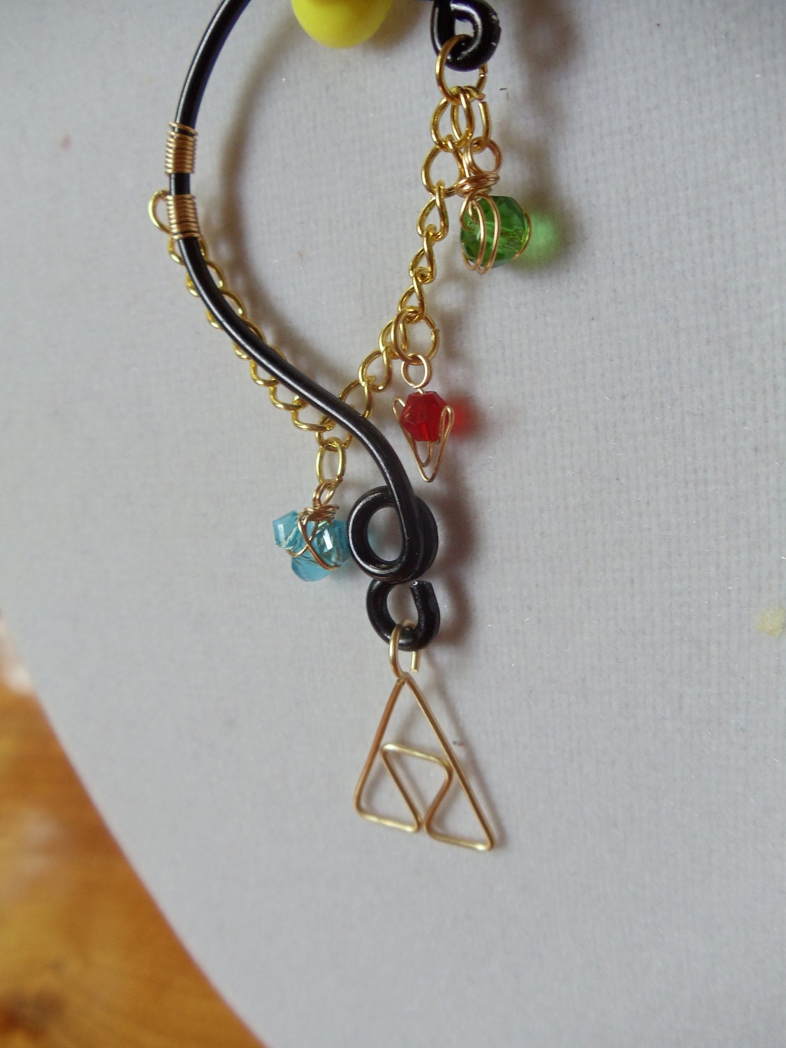 The L.O.Z.® Wise Ear Bend with Hanging Spiritual Stones and