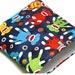 50% OFF SALE - Reusable Sandwich Bag - Sock Monkeys Reusable Sandwich Bags