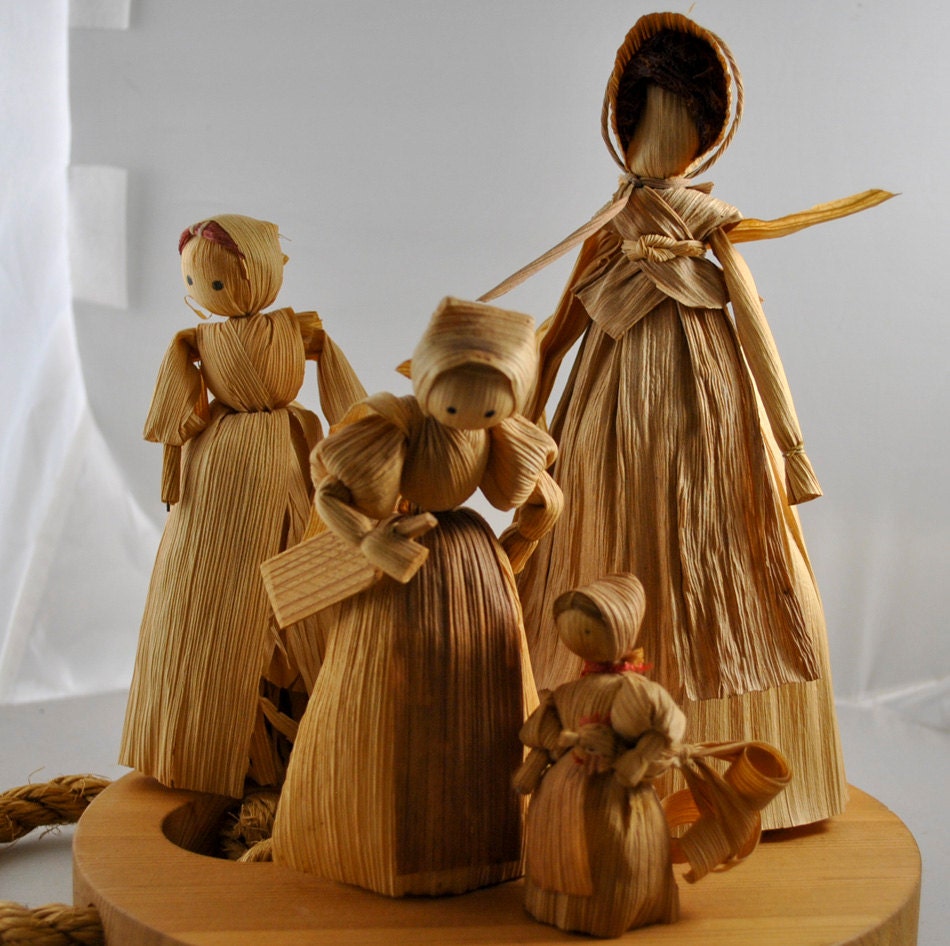 old corn husk dolls