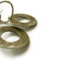 SALE - Sterling Silver Hammered Circle earrings