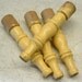 4 Old Vintage Shabby Turned Wood Furniture Legs