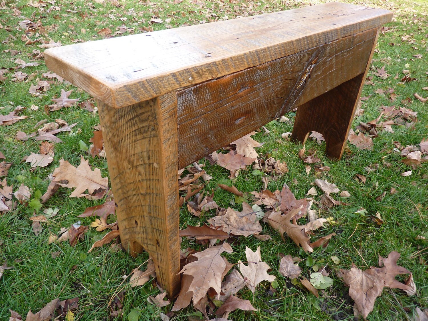 Reclaimed Barn Wood Bench Great For A Mud Room Or A Bedroom