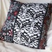 SALE Decorative Patchwork Throw Pillow Cover in Cotton with Invisible Zipper closure