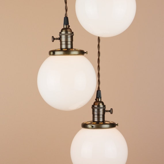 Milk Glass Pendant Light Fixtures Soul Speak Designs Chandelier Lighting Cascading Pendant Lights 6 Milk Glass Light Soul Speak Designs