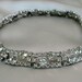 Vintage Rhinestone Choker Necklace - 1950s Glam - petite size - PLEASE check measurements