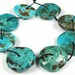 Fabulous Natural Hu-Bei Turquoise Disc Chips - 8 Pieces - A2518