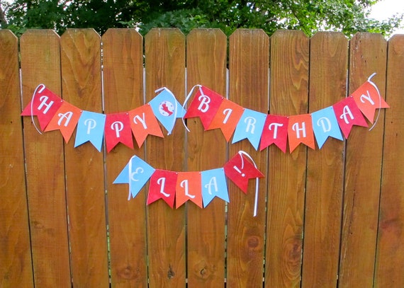 Items similar to ELMO Birthday Banner, Elmo's World, Elmo Party on Etsy