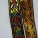 Exotic Vintage Black, Colorful, and Metallic Gold Trim