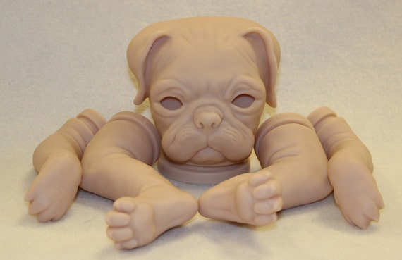 reborn puppy silicone