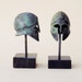 Greek Bronze Helmet, Ancient War Helmet, Bronze Metal Sculpture Small, Collectible Timeless Art, Museum Quality Art Sculpture, Historic Art