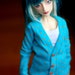 SD Turquoise And Orange Polka Dot Cardigan For BJDs - Last One
