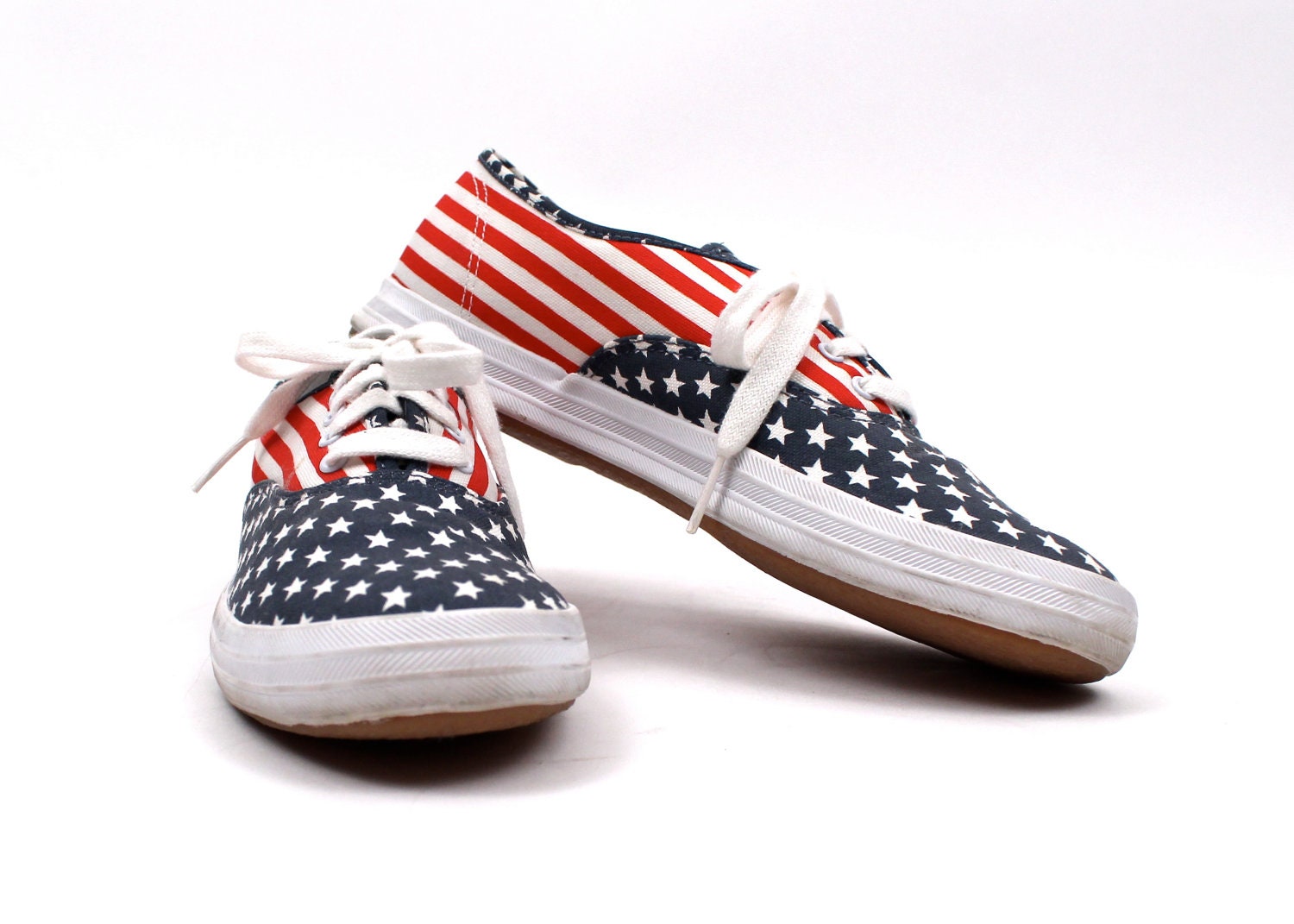 1990s American Flag KEDS // Sneaker Tennis Shoe // Womens Size