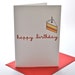 Birthday Cake Card - discounted to make way for new stock