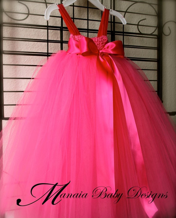 Hot Pink Empire Tutu Dress