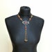 Vintage Tribal Jewelry Kuchi Jewelry Bow Necklace Bohemian Jewelry Gypsy Necklace