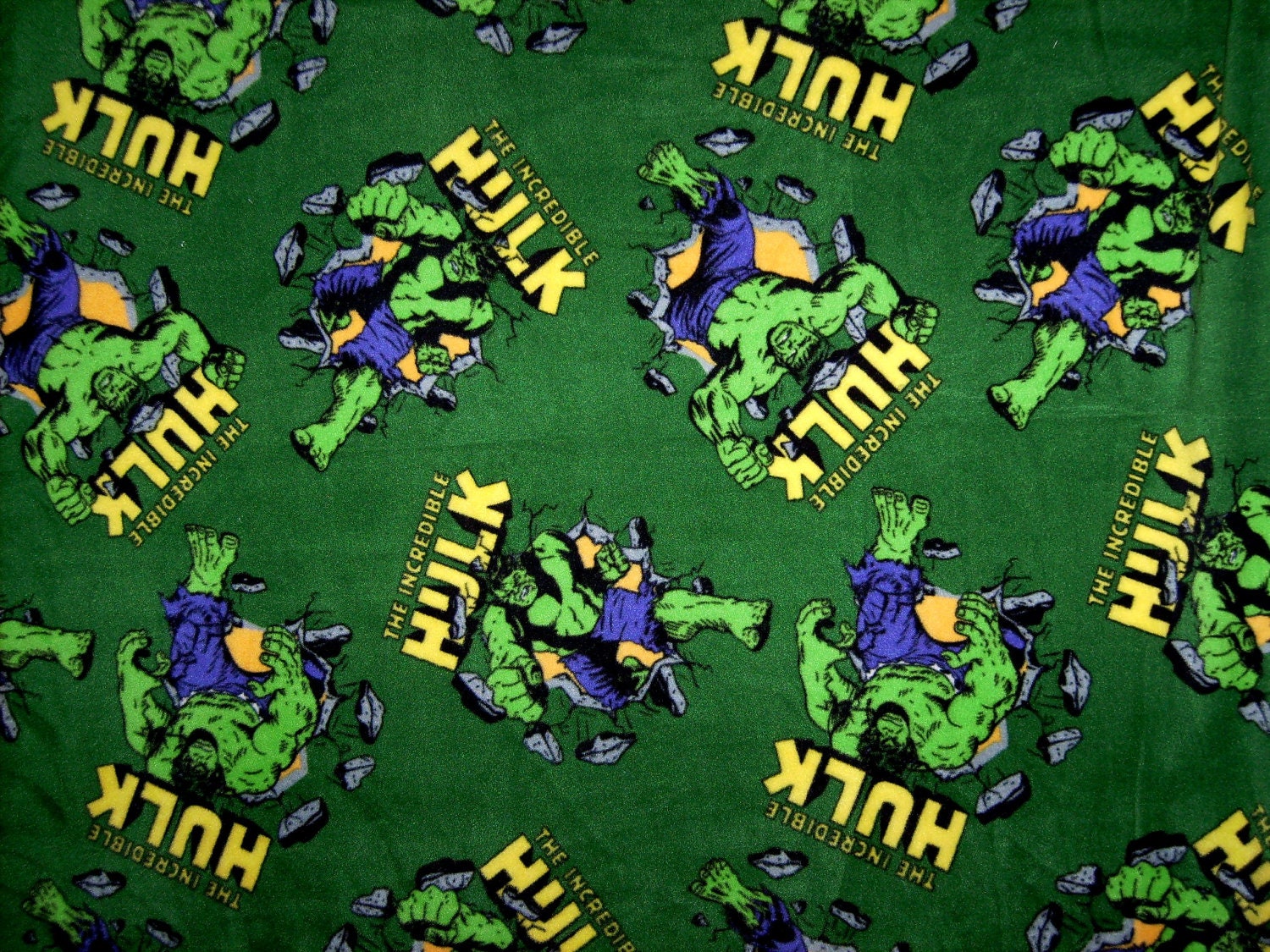Incredible Hulk Personalized Fleece Toddler Blanket Brand
