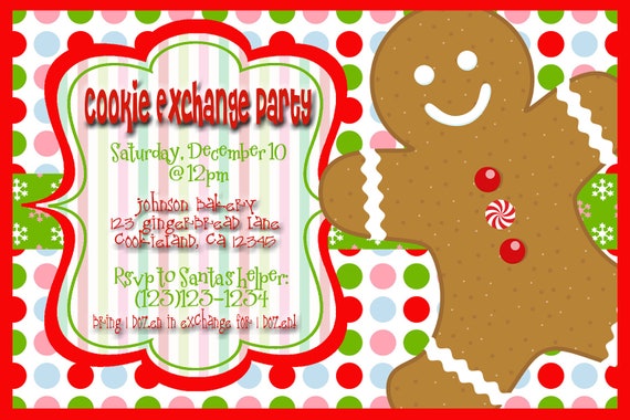 Gingerbread Man Invitations 5