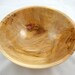 Wooden Character Bowl, Spalted Maple, Lathe Turned