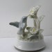 VINTAGE 1983 OTAGIRI Music Box Hummingbird With Flowers