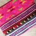 Embroidery case bag for stationery, cosmetic and kindle //// purple // pink // violet