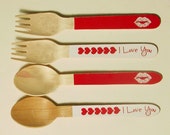 Love and Kisses Forks or Spoons - Set of 20 Il_170x135