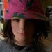 80s hat pink & frogs