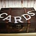Wedding Card Holder-Wedding Card Box-Distressed Trunk-Vintage Trunk 15.5" long x 10.5" deep x 14.5" tall when open