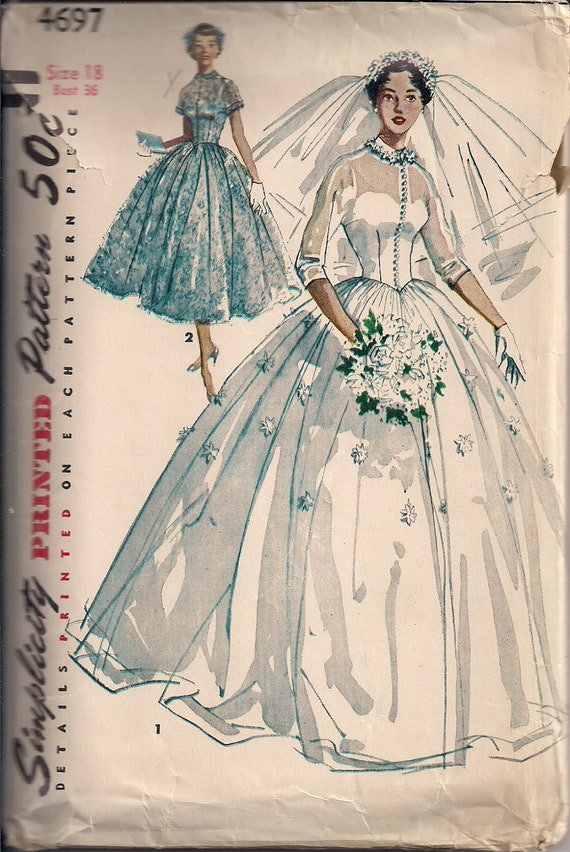 vintage bridal gown patterns