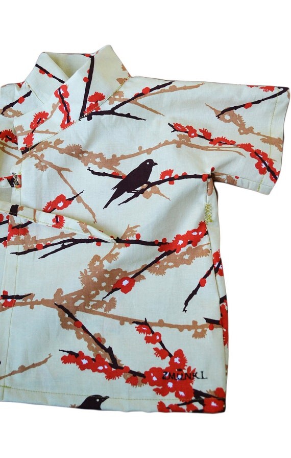 Baby Clothing Baby Kimono Baby Top Shirt Baby Love Sparrows