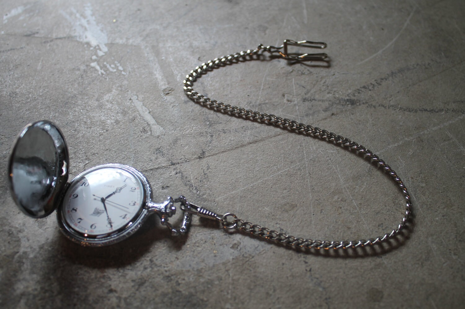 timex train pocket watch