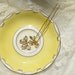 Flitty, Flirty Butterfly Hairpin: A gold hairpin featuring a vermeil butterfly and swarovski crystals--for brides and flirts