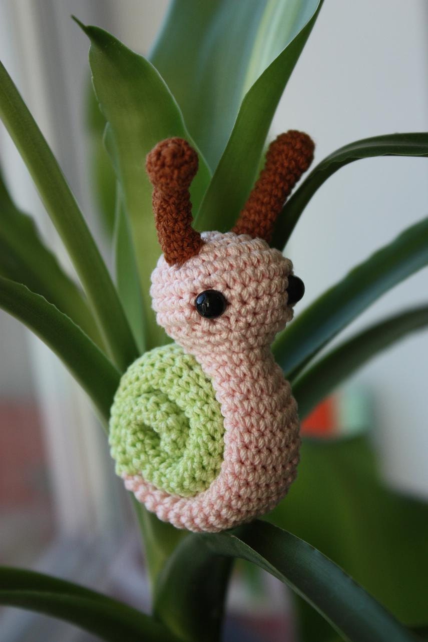 Amigurumi Snail Pattern Crochet Pdf Tutorial In di ...