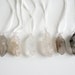 Crystal Quartz Ornaments, Smokey, Set of 6- Free Shipping