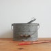 vintage french bait pail for fishing