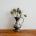 vintage french pewter pitcher or vase