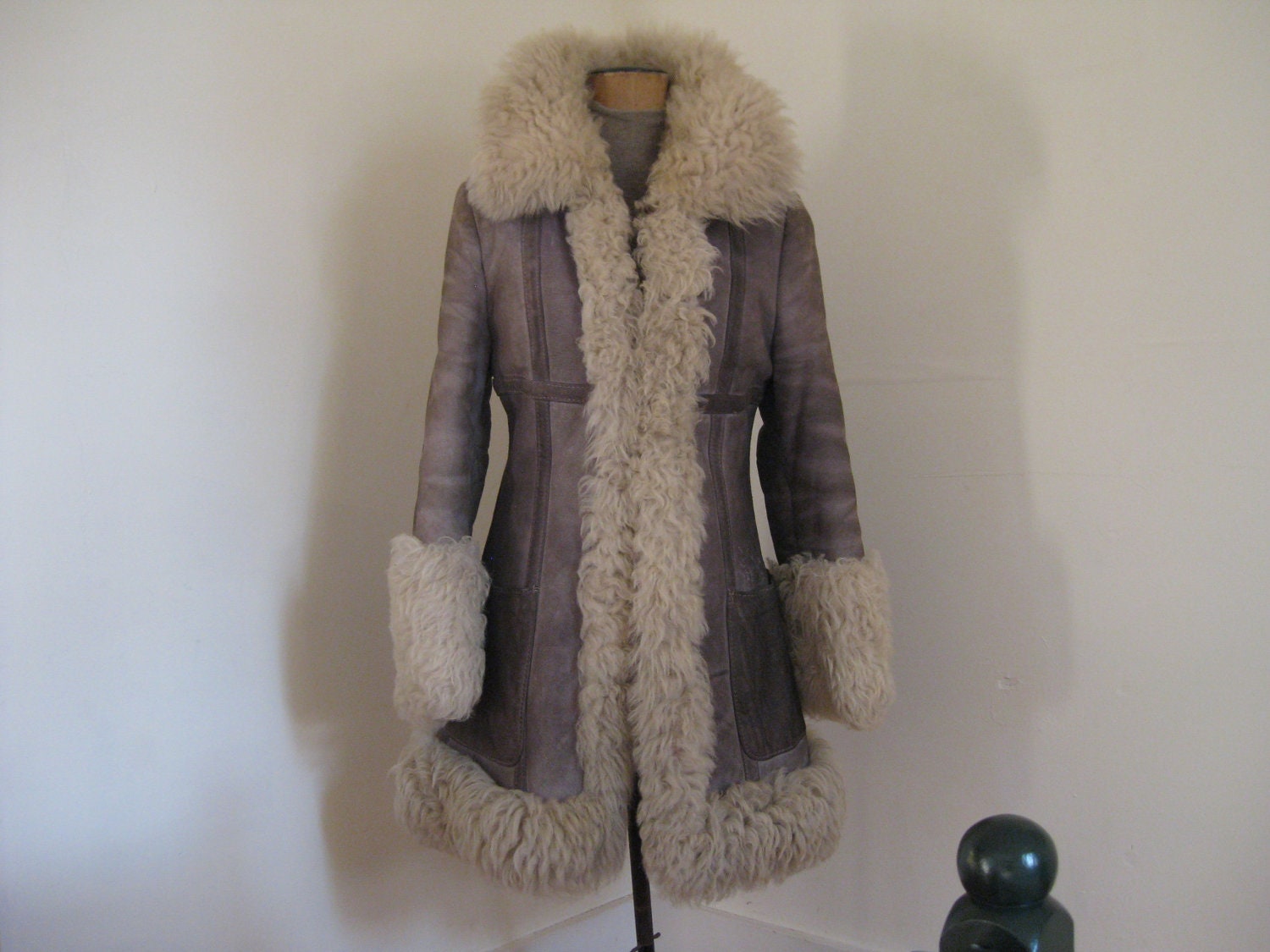 Sheepskin Coat from the Istanbul Bazaar by VintageVagabondToo