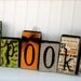 Spooky Blocks Set - Halloween decor Fall Haunt October Spooky Spider Wood Blocks Word Blocks Spooky Blocks Halloween Wood Blocks