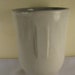 Vintage Art Deco White Pottery Vase
