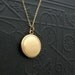 Antique Victorian Locket. Convex Round with Simple Bead Edge. Wightman & Hough.