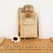 vintage brass owl note clip board