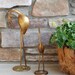 Vintage Brass Crane Statue Pair.....for your home or garden art