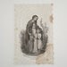Antique French Prayer Card