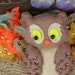 Set of VINTAGE Handcrafted Leaves, OWL and Pumpkin FALL Decor