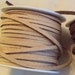 5 feet Genuine Leather Suede Flat Cord 3 mm 1/8 inch USA Seller Chocolate Brown or Natural Beige