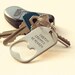 Set of 24 - GROOMSMEN GIFTS Personalized Bottle Opener Key Chains - Wedding Best Man