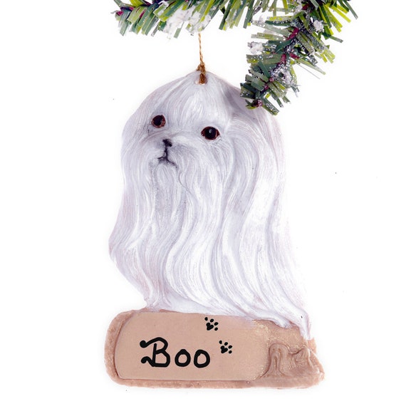 items similar to maltese personalized christmas ornament items similar to maltese personalized christmas ornament