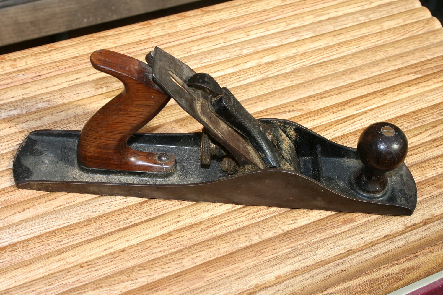 Vintage Stanley Bailey No 5 Wood Plane by csforevervintage on Etsy